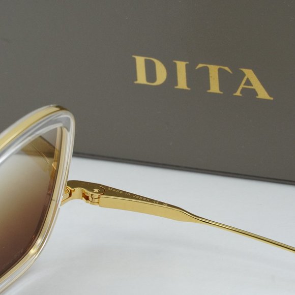 Dita FLIGHT-006-7806-L Sunglasses - Crystal/Gold/Brown Gradient - Picture 7 of 10